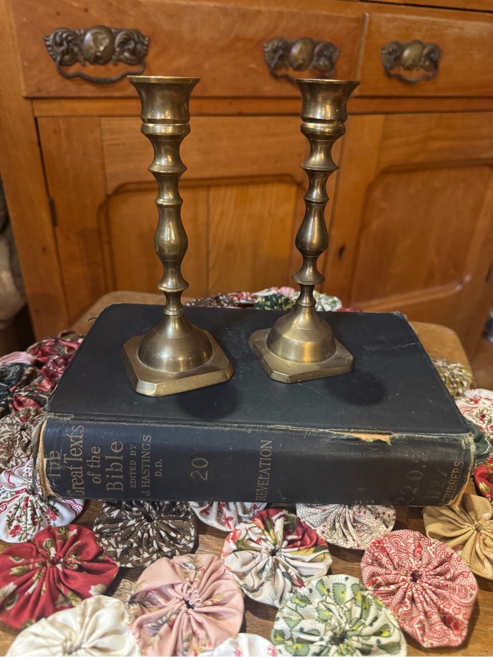 Brass Candlestick Pair – Classic Brass Finish